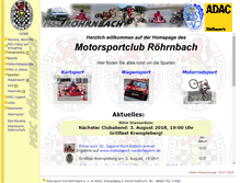 Tablet Screenshot of msc-roehrnbach.de